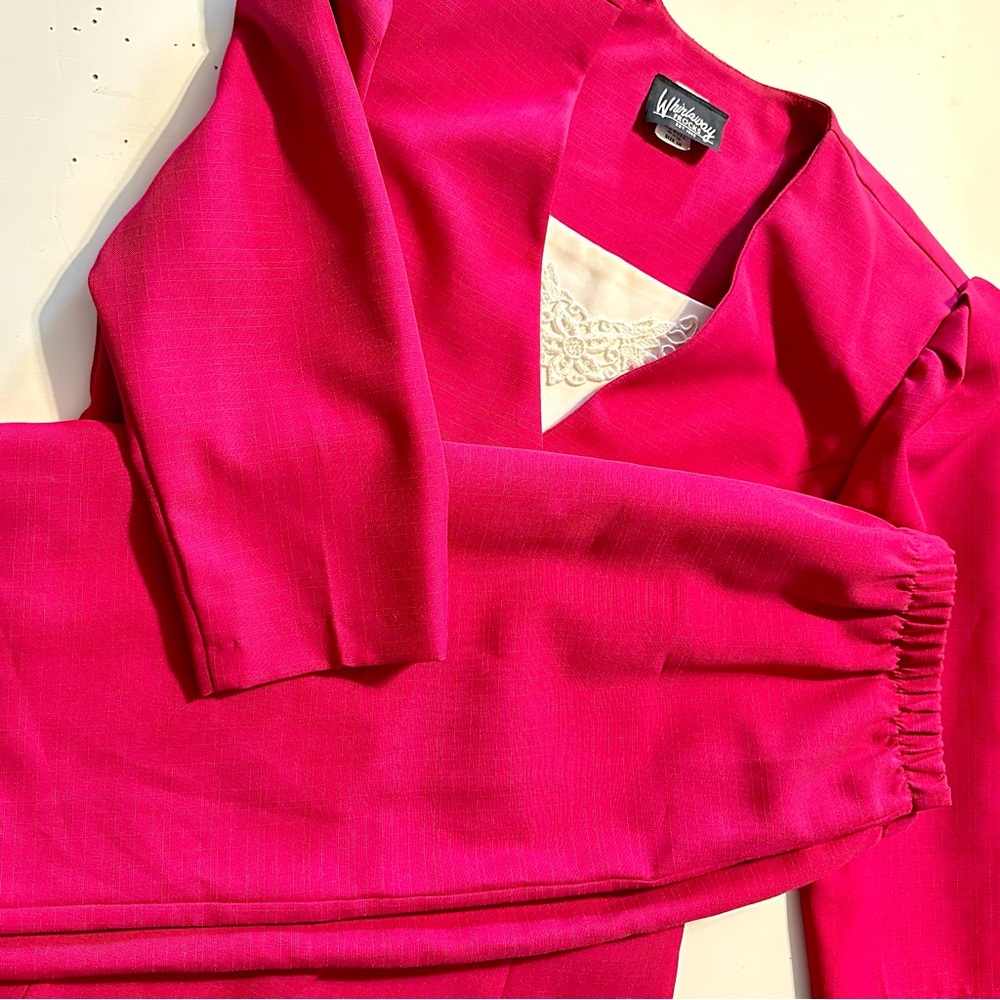 Vintage Whirlaway Frocks 2-Piece Skirt Set | 1980s Style | Size 10 Womens - Pink
